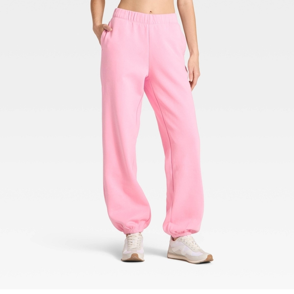 Womens JoyLab Soft Pink Track Pants #92 - Picture 4 of 5